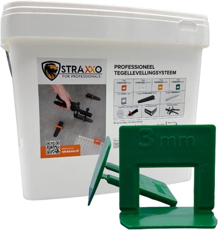 Complete starterset 3 mm – 250 clips, 250 keggen en tang