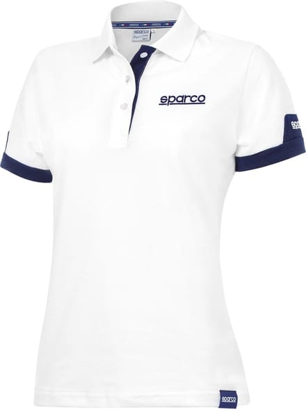 Sparco Corporate Dames Poloshirt - Wit
