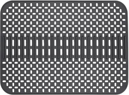 Siliconen Spoelbakmat Groot 17"x12,5", Gootsteen Liner Protector, Hittebestendig & Antislip (Grijs)