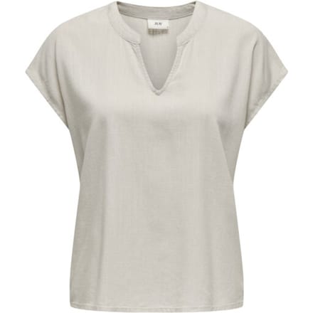 JDY - JDYCAYA LION LINEN S/S TOP WVN DIA - Dames - Blouses