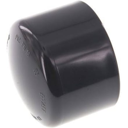 PVC Eindkap 63x75mm [2 Stuks]