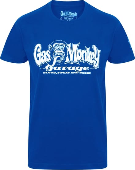 Gas Monkey Garage T-shirt OG-logo koningsblauw