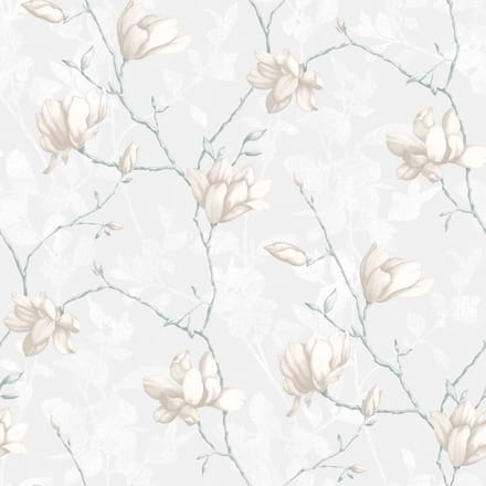 Boråstapeter Vliesbehang 7229 - Adorn - Botanisch Wit - 53cm x 10.05m