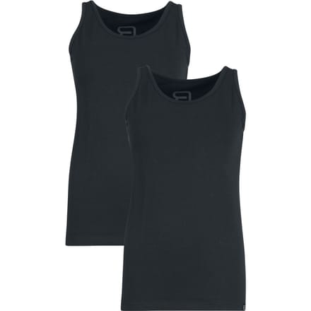 R.E.D. by EMP Top - Basic Double Pack - S tot XXL - voor Vrouwen - zwart