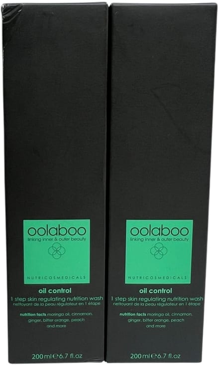 2x Oolaboo oil control wash - 200 ml
