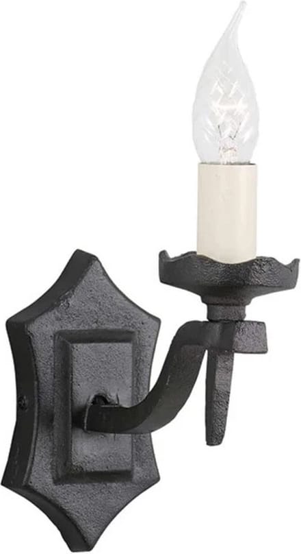 Elstead Lighting LED Wandlamp Rectory | 1X E14 Max 60W | Black