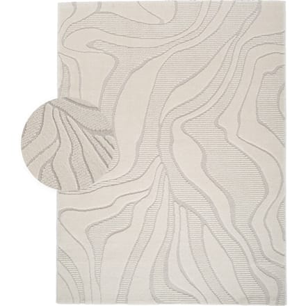 Modern tapijt Aurora crème 200x280 cm