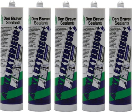 Acrylaatkit Exterieur grijs koker 310ml Zwaluw 5 stuks