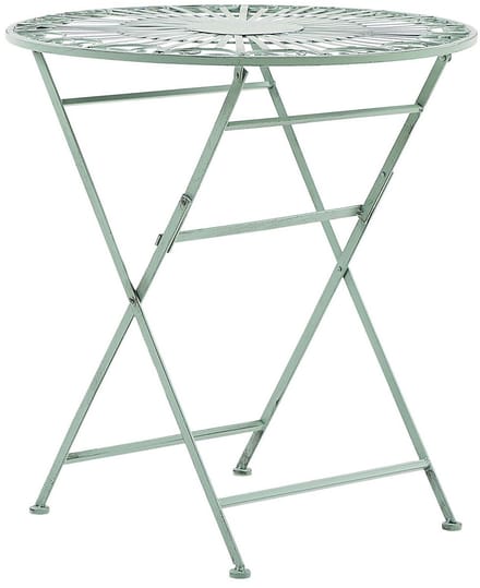 TRENTO - Tuintafel - Lichtgroen - 70 x 70 cm - Metaal