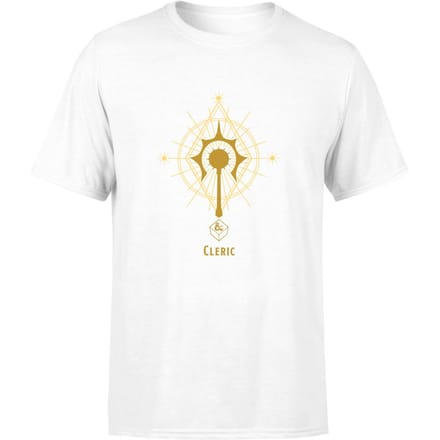 Dungeons & Dragons Cleric Men's T-Shirt - Wit - S