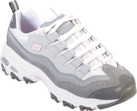 Skechers - D'Lites Sure Thing - Dames - Sneakers - Grijs
