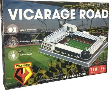 11force 3d-puzzel Watford 34 X 25,6 Cm Foam Wit 117-delig