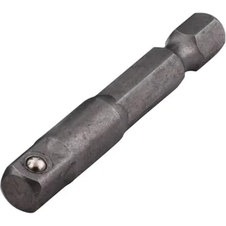 Wolfcraft Dopsleuteladapter - 1/4" Hex Naar 3/8" Vierkant - 50mm