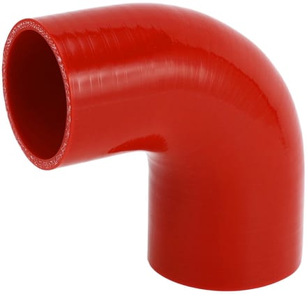 Dailygoods- Siliconen Slang 90 Graden - Rood - Binnendiameter