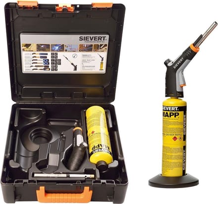 Sievert Powercase Gasbranderset - Powerjet EU + Mapp EU