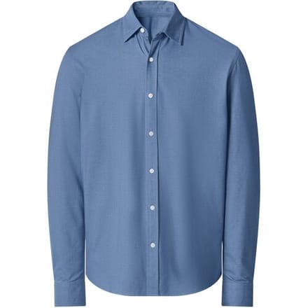 esmara Men Heren overhemd (Blauw, M)