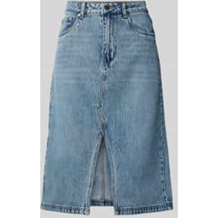 Knielange jeansrok in 5-pocketmodel, model 'layza'