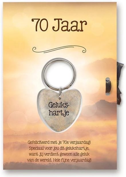Gelukshart Sleutelhanger Giftcard Speciaal voor Jou