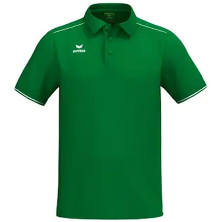 Erima Cmpt 3 Wings Polo Heren - Smaragd / Wit | Maat: M