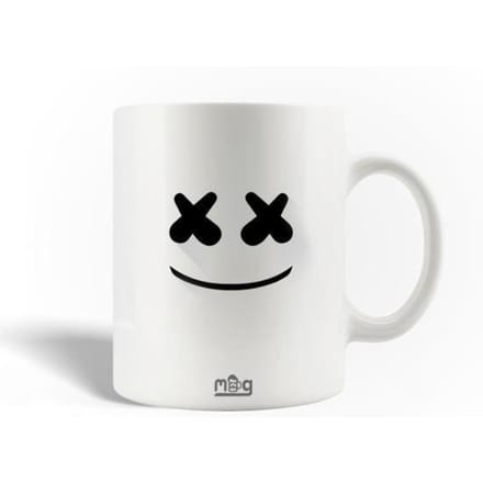 Mug - MANIACASE - Marshmello DJ - Céramique - 30cl - Noir - Compatible lave-vaisselle