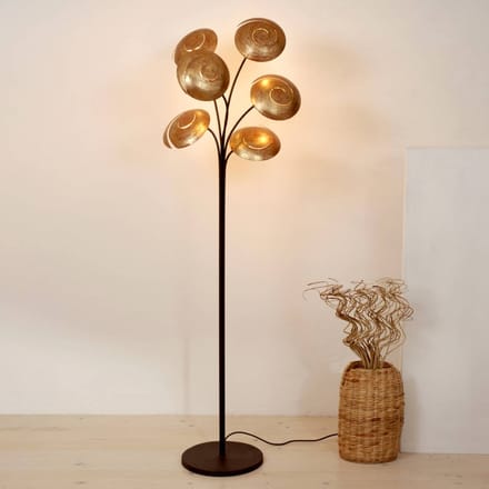 Holländer 6-lichts vloerlamp Nuvola