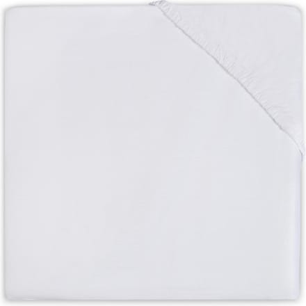 Jollein Baby Hoeslaken Wieg Jersey 40x80/90cm - Wit