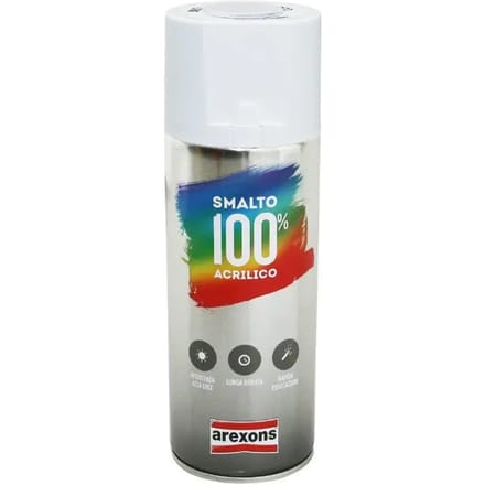 arexons autospuitverf wit mat / 400 ml nieuw