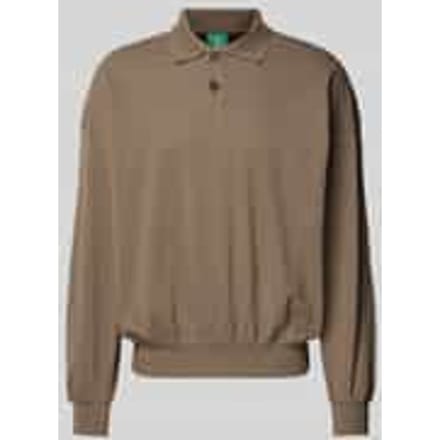 sweatshirt met geribde boorden