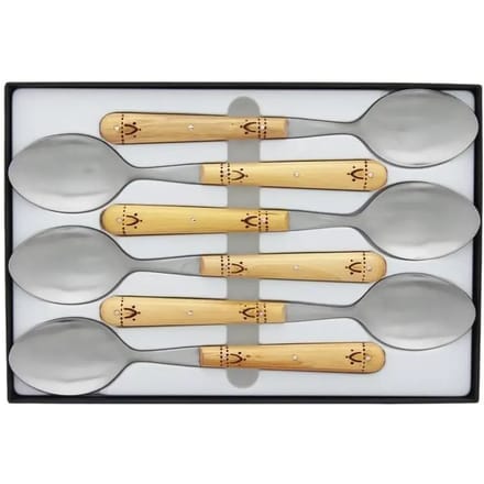 Set van 6 tafellepels Nontron