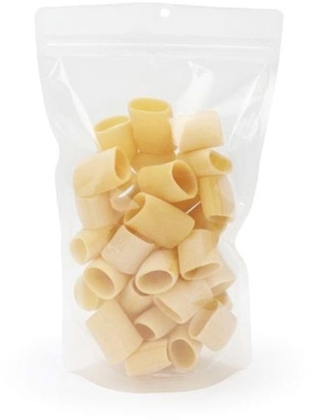 Stazakken Transparant 17x9x28,5cm | 340 gram met rond ophanggat (100 stuks)