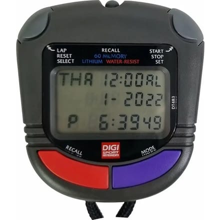 Stopwatch 60 geheugens Digi Sport Instruments DTM60S