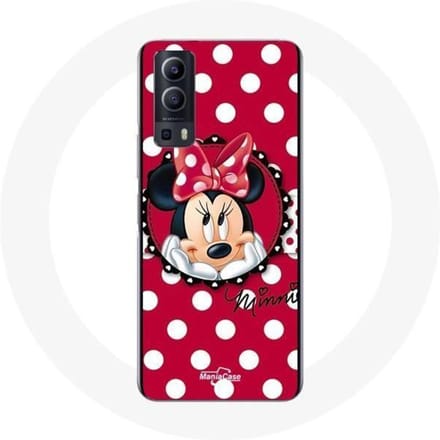 Coque Vivo Y72 Minnie Mouse Dessin animé Rouge