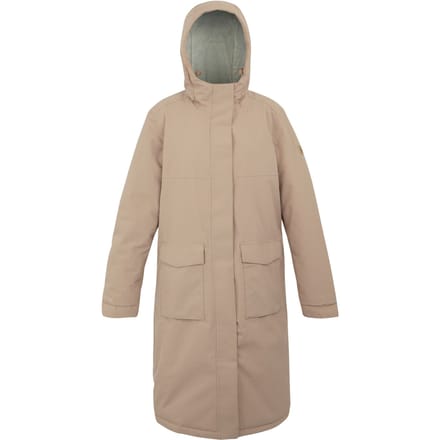 Regatta Dames/Dames Yarli Longline Waterdichte Jas (Warm Taupe/Licht Vanille)