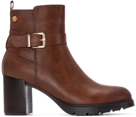 Xti 144300 Booties Met Hak Bruin EU 36 Vrouw