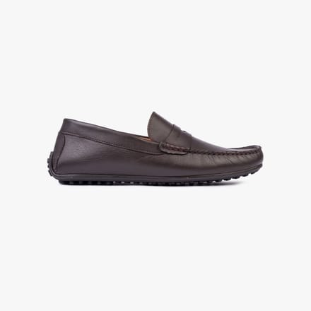 Omnio bjorn loafers heren donkerbruin leer