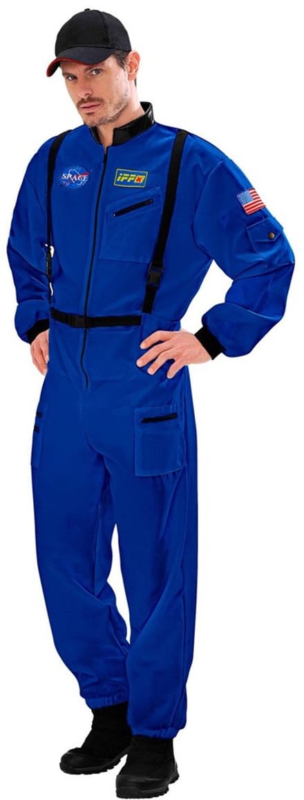 Astronaut Jumpsuit Heer - Blauw - Maat XXL