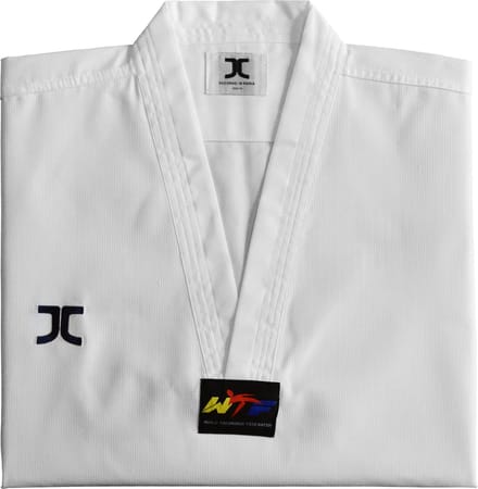 Taekwondo-pak (dobok) voor beginners JCalicu-Club | WT | Wit (Maat: 210)