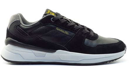 Pantofola d'Oro Black grey sneaker Vulcano 1112 Black/grey ZWART