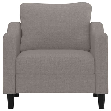 vidaXL - Fauteuil - 60 - cm - stof - taupe