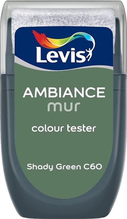 Levis - Muurverf Kleurtester Mat Mix - Shady Green C60 - Mengverf - 30 Ml