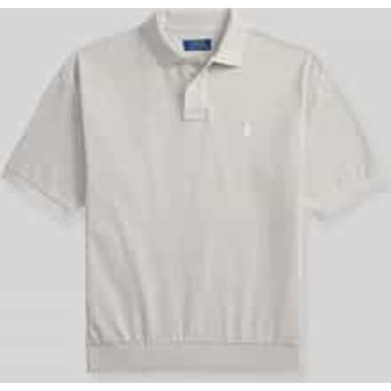poloshirt in loose fit van puur katoen