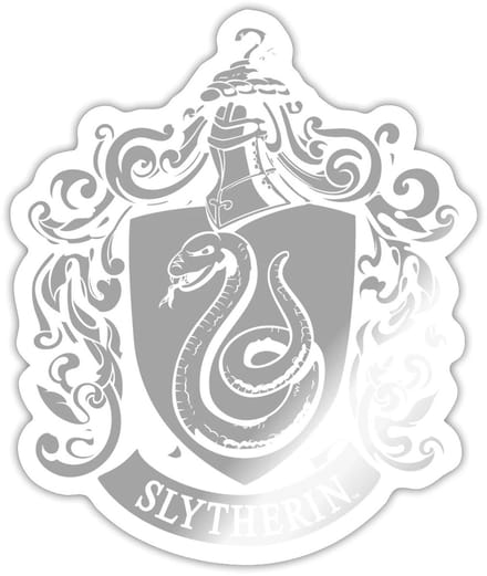 Harry Potter Zwadderich Afdelingswapen Sticker Maat S (max. 10 x 10cm)