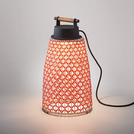 Bover Nans M/49 LED tafellamp voor buiten, rood