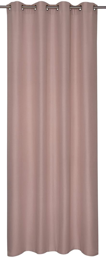 Elbersdrucke Gordijn met oogjes Lino 255x140 cm roze lichtdicht