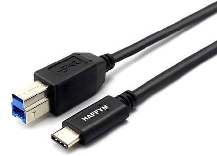 USB-C naar USB-B 3.0 Kabel – 5 Gbps – 2 Meter – Voor Dockingstation, Scanner en Apparaten USB-B 3.0