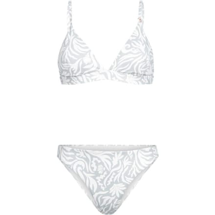 Brunotti - Aurely-Print - Bikini Aqua Grey - Dames - Bralette Bikini Set - Verstelbare bandjes - 38