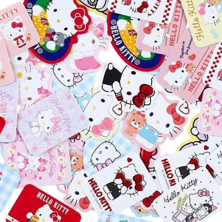 Leuke Hello Kitty Sticker & Koffer Set voor Kinderen