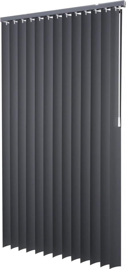 Intensions-Lamel PVC-89mm-Uni Donkergrijs-200x260cm