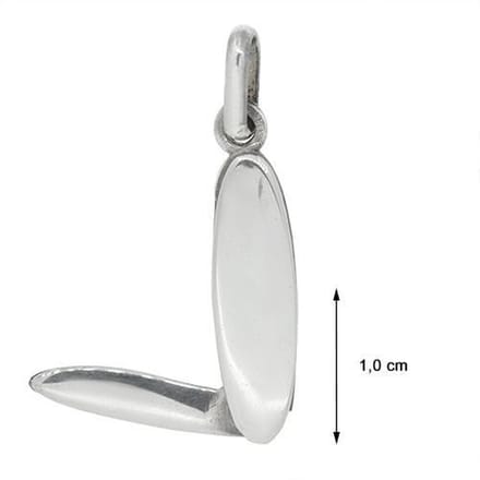 Blinx Jewels Zilveren Hanger Zakmes