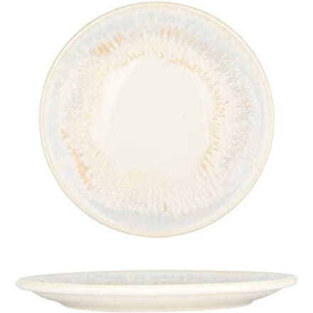 By Bone Dessertbord - Wave - Porselein - 15 cm - set van 6